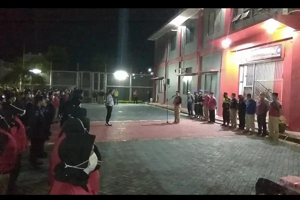 Razia di Lapas Banjarbaru, Libatkan Ratusan Personel, Tetap Terapkan Protokol Kesehatan