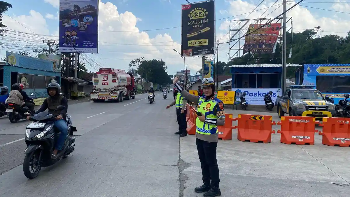 Sepekan Jelang Lebaran, Arus Mudik di Jalur Garut Masih Landai