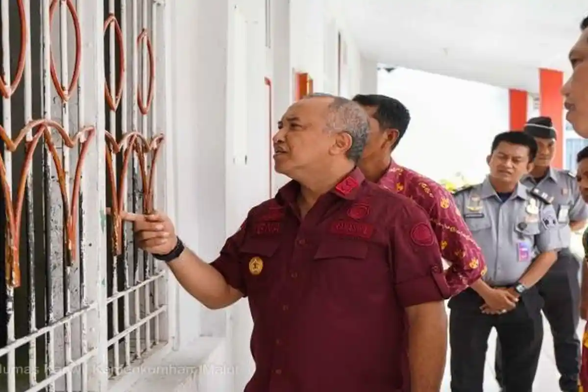 Kakanwil Kemenkumham Purwanto Sambangi LPKA Ternate, Pantau Kondisi Situasi Blok Hunian