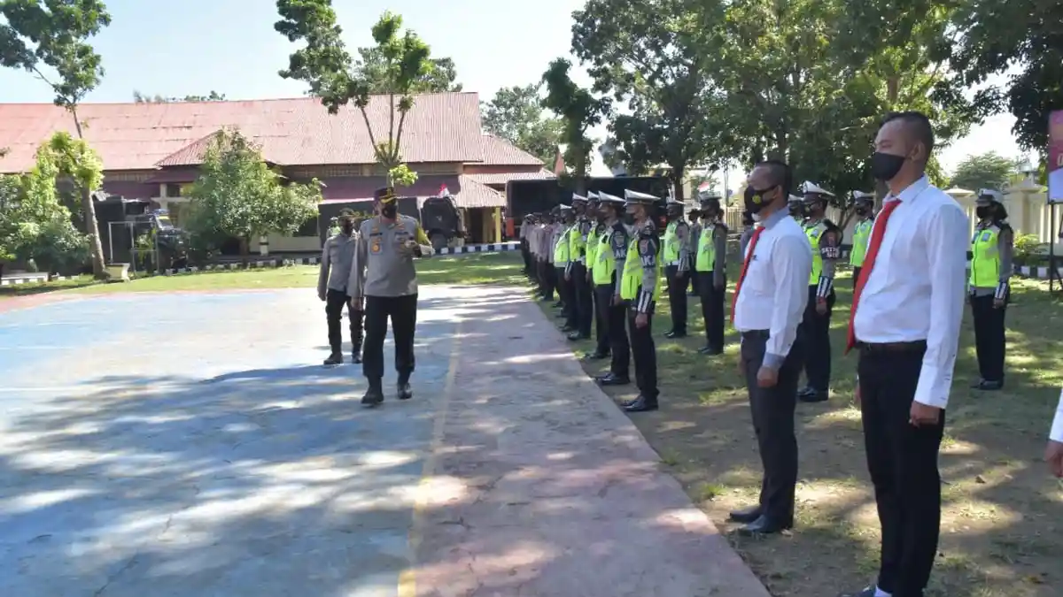 Polres Mabar Gelar Apel Pasukan Operasi Keselamatan Ranaka 2021
