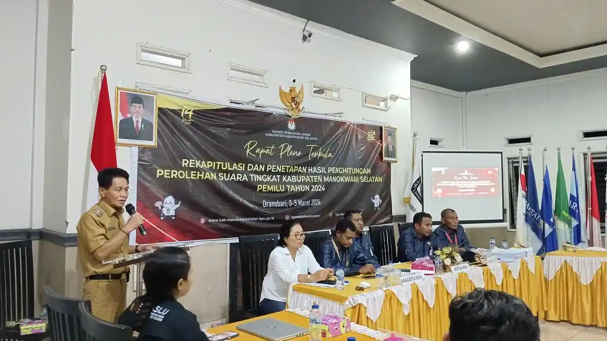 Tutup Rekapitulasi Suara Tingkat Kabupaten Manokwari Selatan, Ini Kata ...