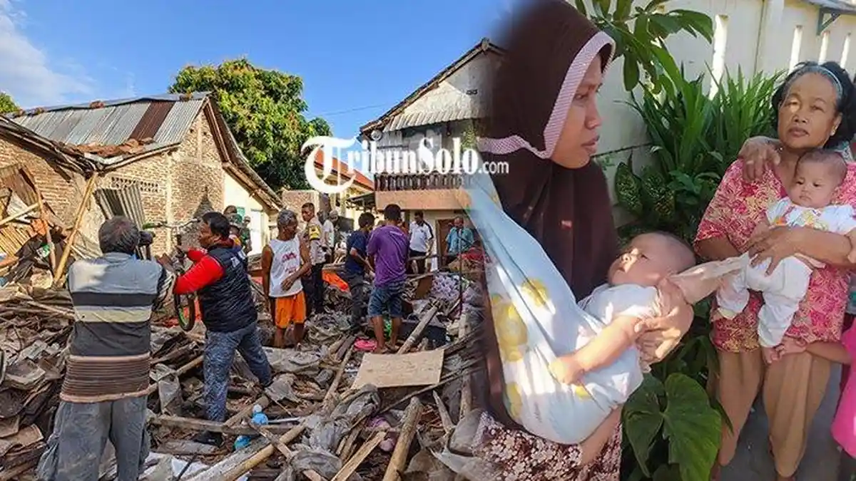 Rumahnya Roboh Ketika Kereta Melintas, Begini Nasib Ibu dan 3 Anaknya di Solo