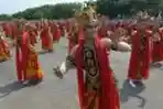 Tarian Gndrung Sewu Meriahkan HUT KORPRI Ke-44