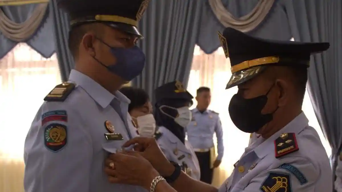 Lantik Pejabat Eselon V, Kalapas Padangsidimpuan: Bekerjalah dengan Ikhlas dan Jaga Kekompakan