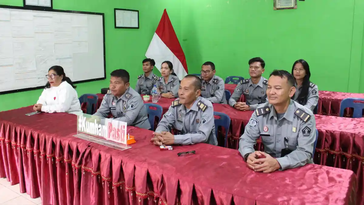Lapas Siborongborong Ikuti Penyusunan Sertifikasi Pelatihan Kemandirian melalui ZOOM