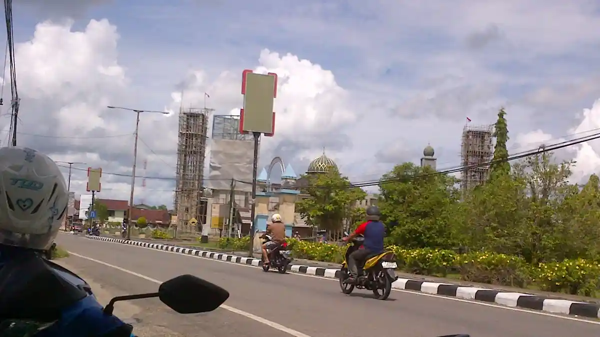 Meski Mendung, Kondisi Cuaca di Kota Putussibau Masih Cerah