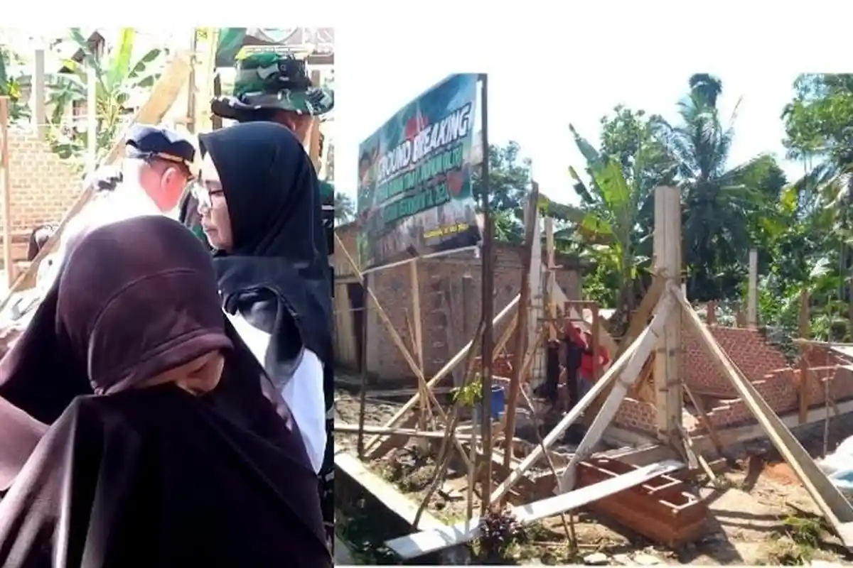 Tangis Haru Poningsi 20 Tahun Tinggali Rumah Tak Layak Huni di Rejang Lebong, Kini Direnovasi TNI