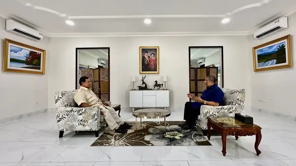 Terkuak Tujuan Sebenarnya Prabowo Subianto Temui SBY Usai Bersua Gibran dan Relawan Jokowi di Solo