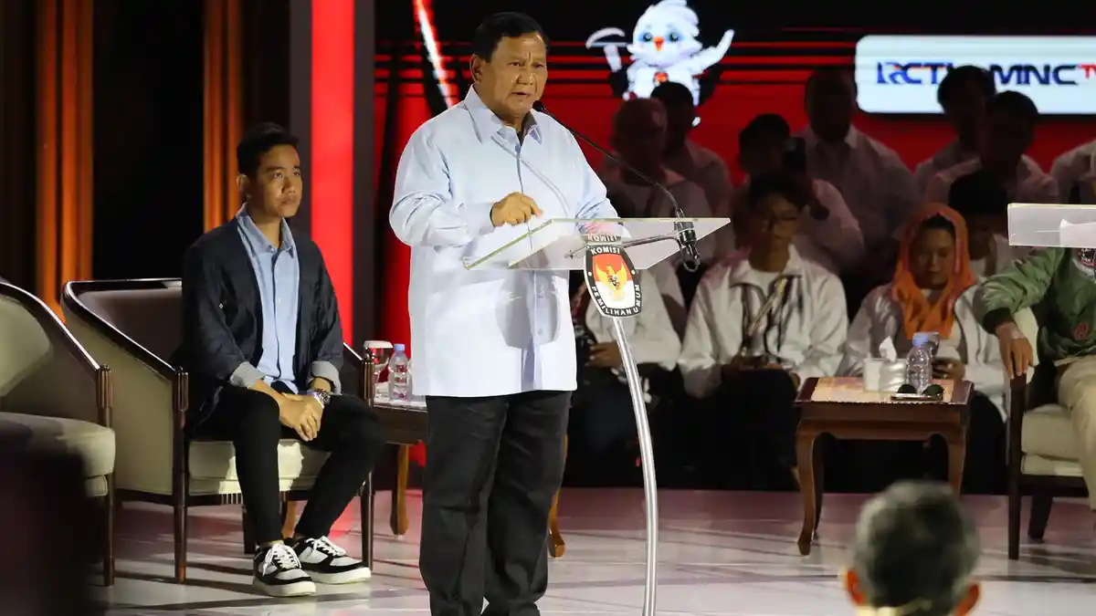 Prabowo Tepis Serangan Anies di Debat: Semua Partai Pengusung Bapak Sepakati Program Kemhan di DPR