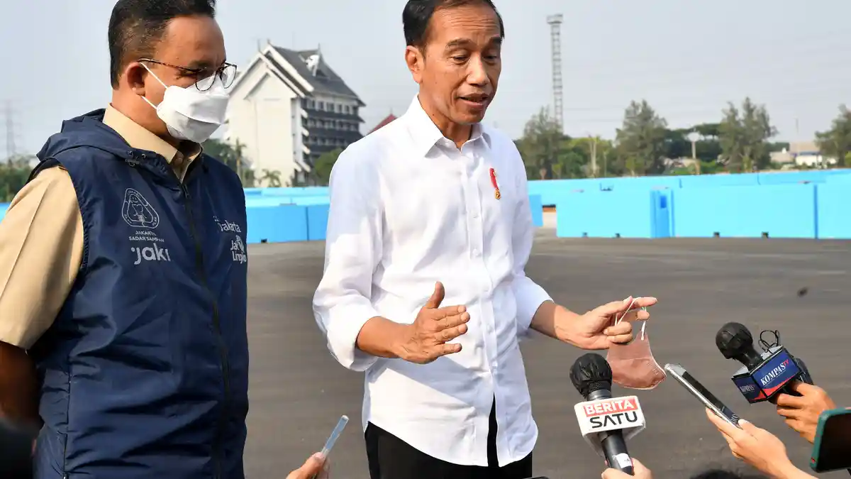 Saat Jokowi Mesra Bersama Tiga Kandidat Calon Presiden