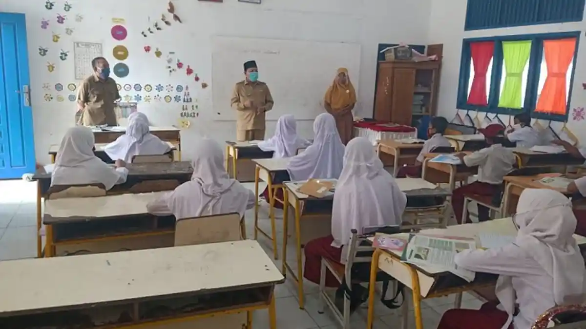Hari Pertama Belajar Tatap Muka di Nagan Raya, Ini Pesan Disdik kepada Siswa dan Guru