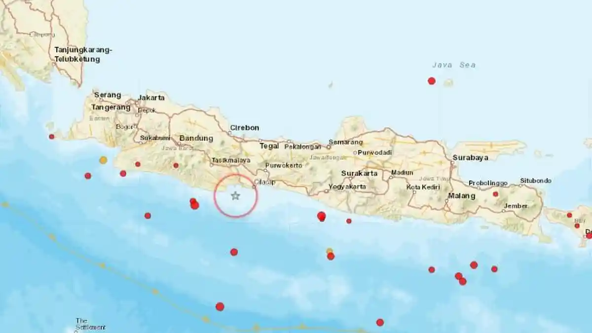 Tekini! Gempa Bumi Pesisir Jawa Barat Sabtu Siang 8 Maret 2025, Info BMKG Magnitudo