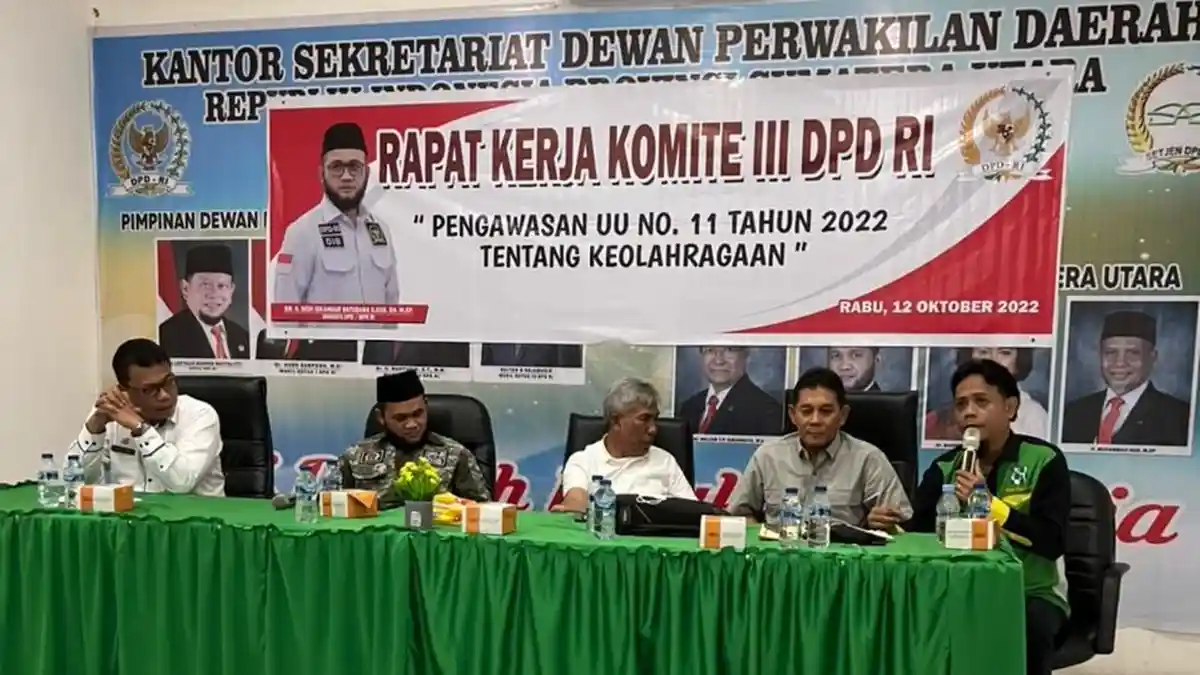 Raker KONI dan Komite III DPD RI Singgung Masalah Supporter, Jhon Ismadi: Itu Aset dan Perlu Dibina