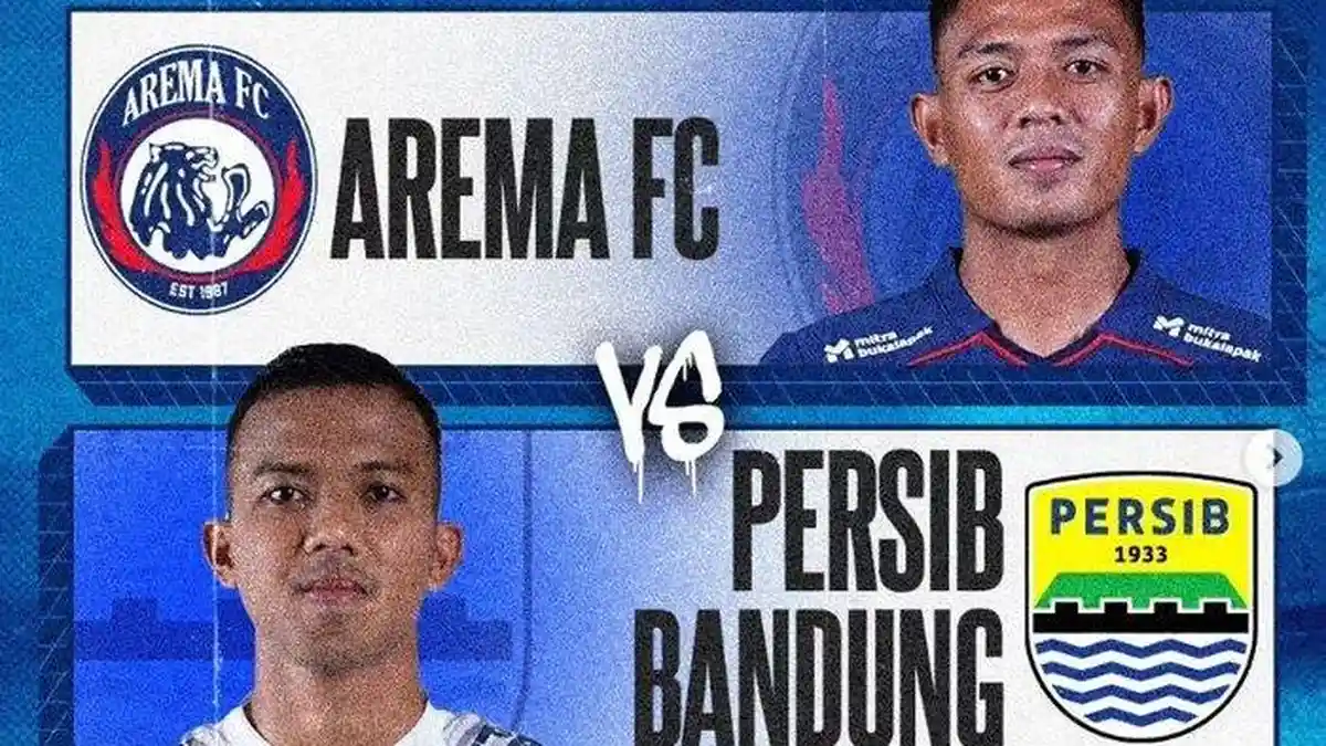 Arema FC vs Persib Bandung Malam Ini di Stadion Dipta, Simak Link Streaming dan Susunan Pemainnya