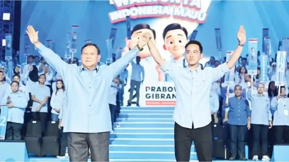 Bersikap Luwes dan Santai, Prabowo-Gibran Menjadi Idola Anak Muda