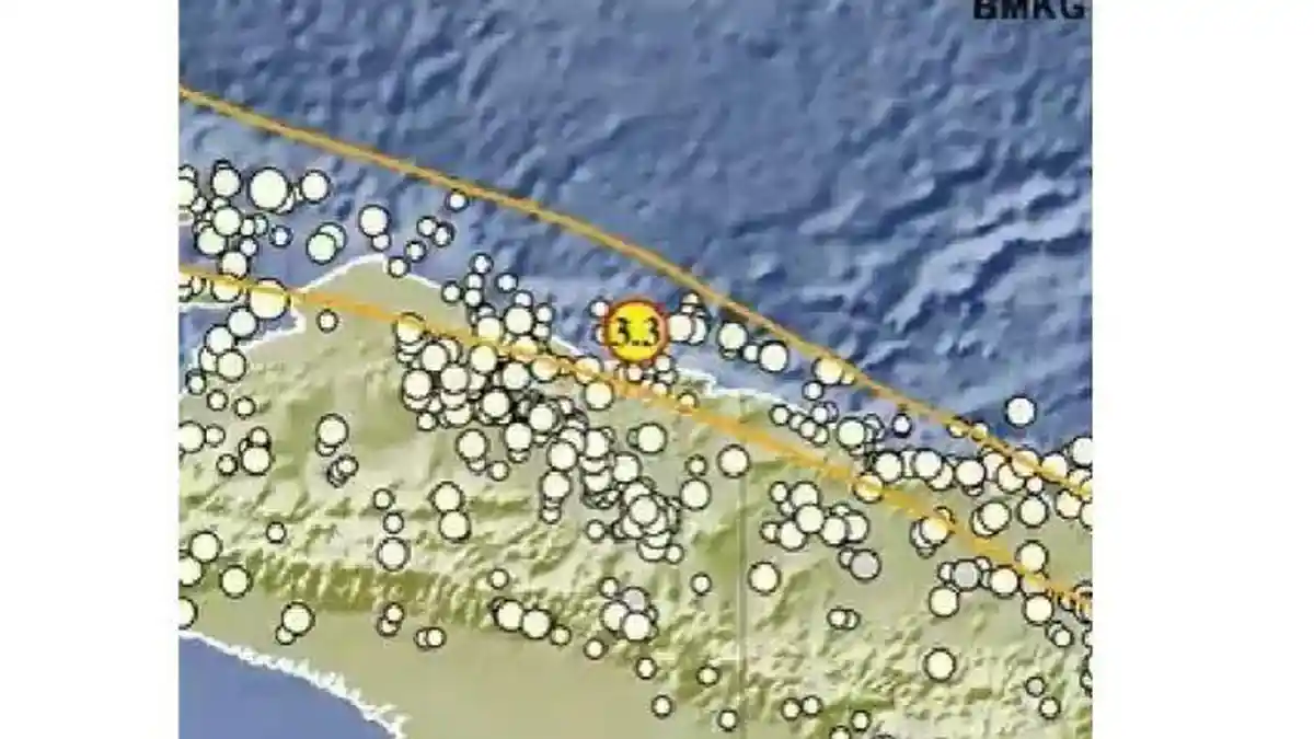 Info BMKG Gempa Magnitudo 3.3, Pusat Gempa di Jayapura Papua Beberapa Menit Lalu