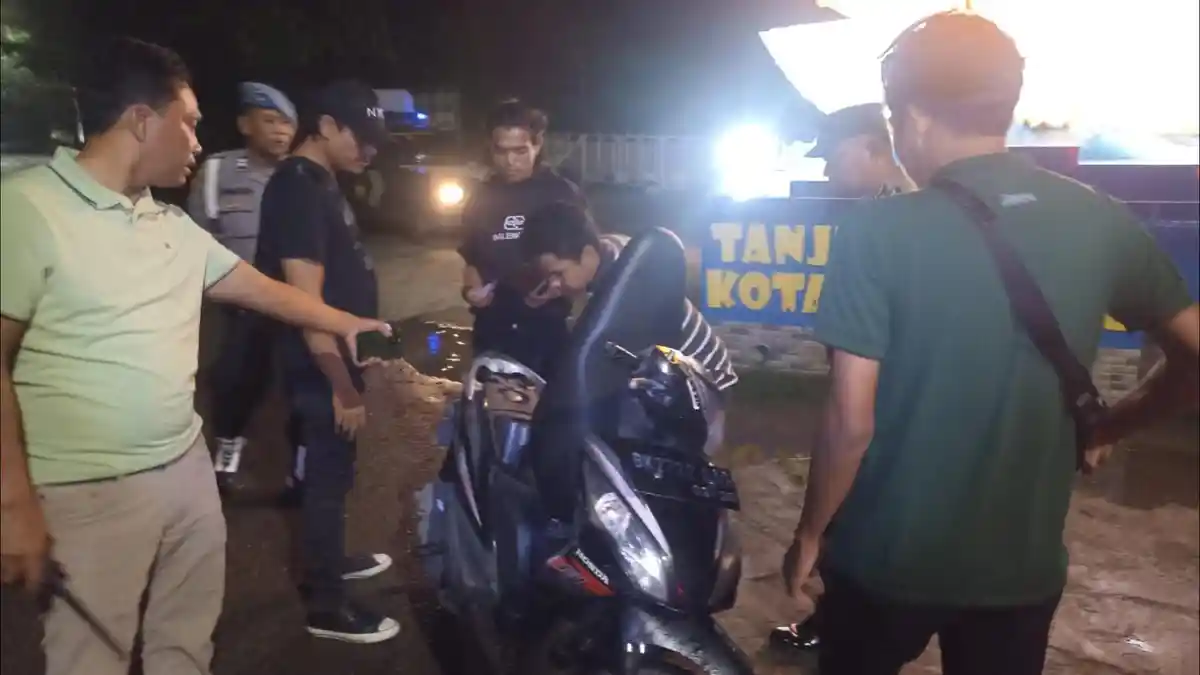 Petugas Gabungan Polres Tanjungbalai Amankan 10 Motor dan 1 Betor, Antisipasi Geng Motor dan Narkoba