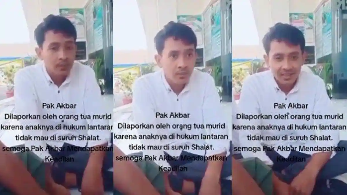 Sosok Akbar Sarosa, Guru Agama Dituntut Rp 50 Juta Oleh Wali Siswa, Gegara Dicubit Tak Mau Salat