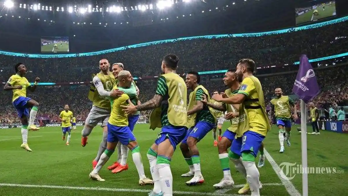 SELAMAT Brasil Menang 4-1 Korsel, Brasil Bertemu Kroasia di Babak 8 Besar