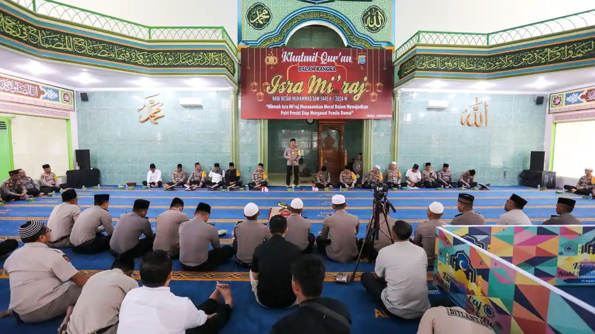 Peringati Isra Miraj, Kapolda Sumut: Momentum Tingkatkan Hubungan Sesama Manusia!