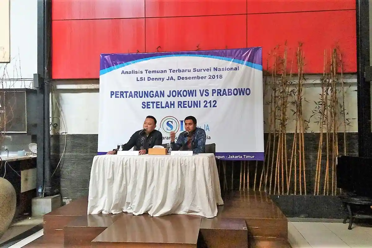 LSI Denny JA: 54,4 Persen Pemilih Menyukai Reuni 212