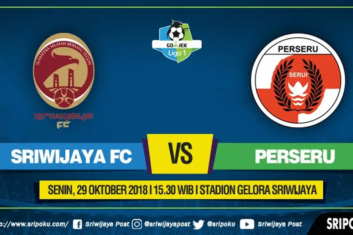 Hasil Pertandingan Sriwijaya FC vs Perseru Serui, Laskar Wong Kito Sukses Hindari Jurang Degradasi