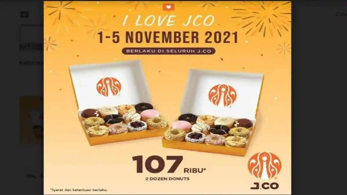 Nikmati Promo JCO, Dua Lusin Donat Cuma Rp 107 Ribu