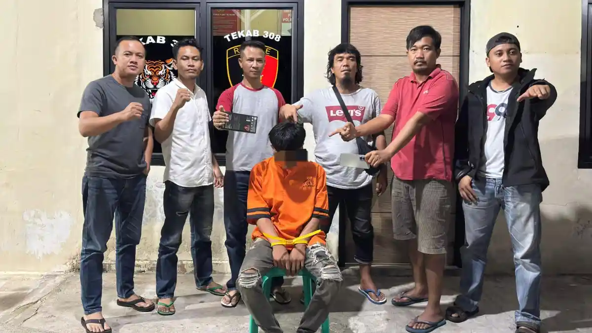 Tekab 308 Polsek Menggala Tulangbawang Bekuk Pelaku Pencurian Infinix Hot 50