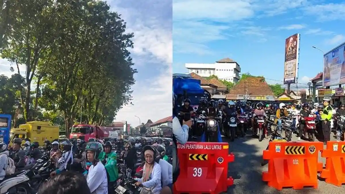 Perbedaan Jadwal Pembukaan Jalan Warnai CFD Palembang, Arus Lalu Lintas Sempat Padat