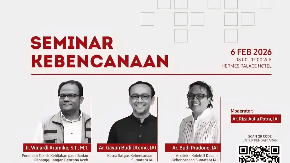 IAI Aceh Gelar Seminar dan Pameran, Hadirkan Arsitek Nasional