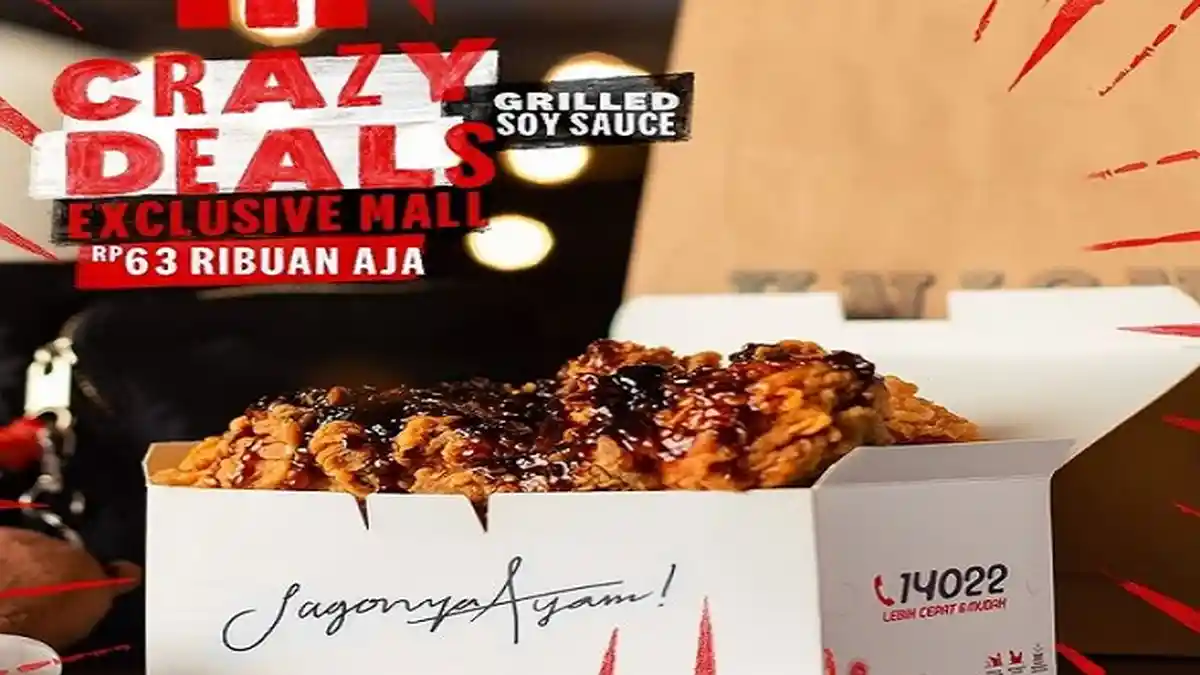 Beragam Promo KFC Hari Ini 2 Juni 2021, Paket Mega Combo Untuk 7 Orang Rp. 240.909