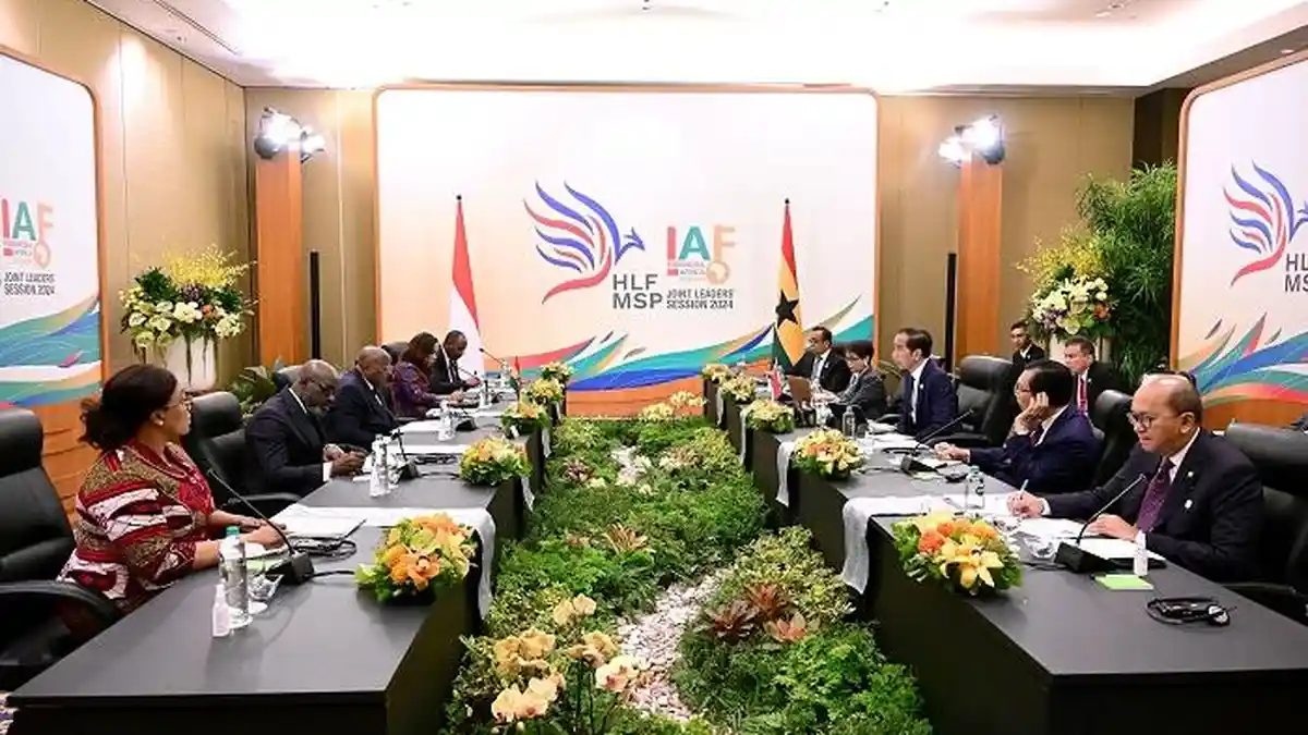 Presiden Jokowi dan Presiden Ghana Bahas Upaya Perkuat Hubungan Bilateral
