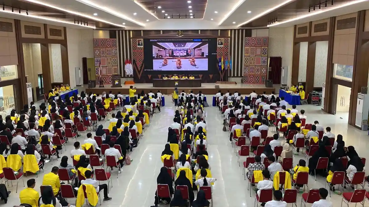 Ratusan Mahasiswa UT Makassar Ikut OSMB di Mapolda Sulsel, Ini Pesan Dirut Prof Abdul Rahman Rahim