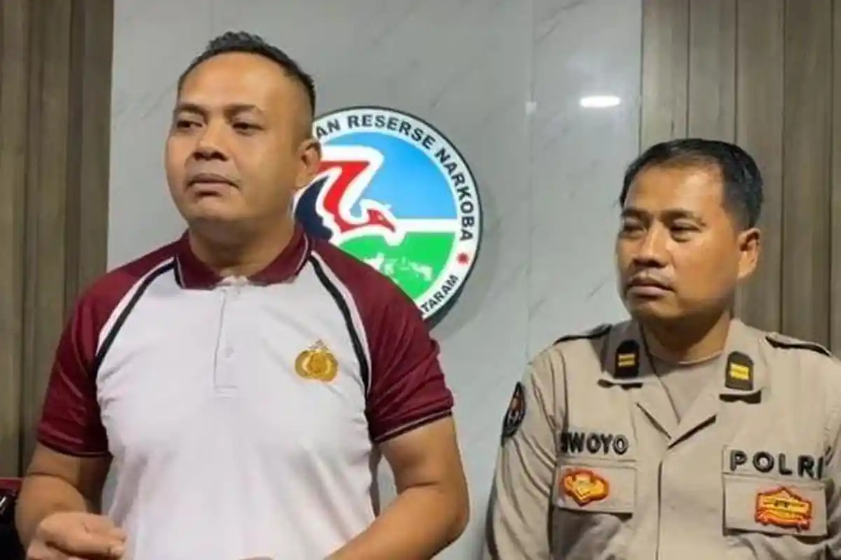 Sempat Kejar-kejaran dengan Polisi, Pengedar Narkoba di Mataram Ditangkap saat Terjatuh