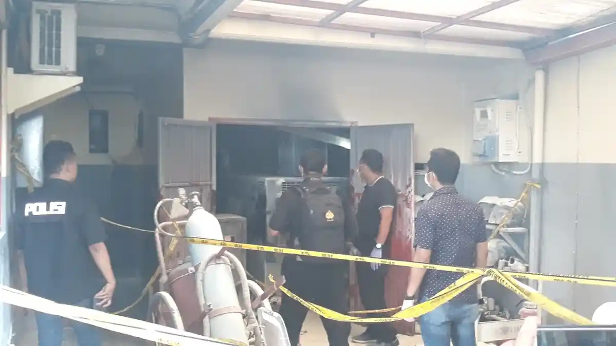 Puslabfor Polri Turun Tangan Usut Penyebab Terbakarnya Ruang Genset SPBU Pos Pengumben