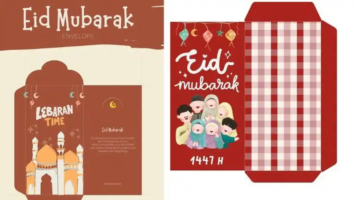 105 Template Amplop THR Idul Fitri 2026 Siap Cetak, Desain Kartun Lucu!