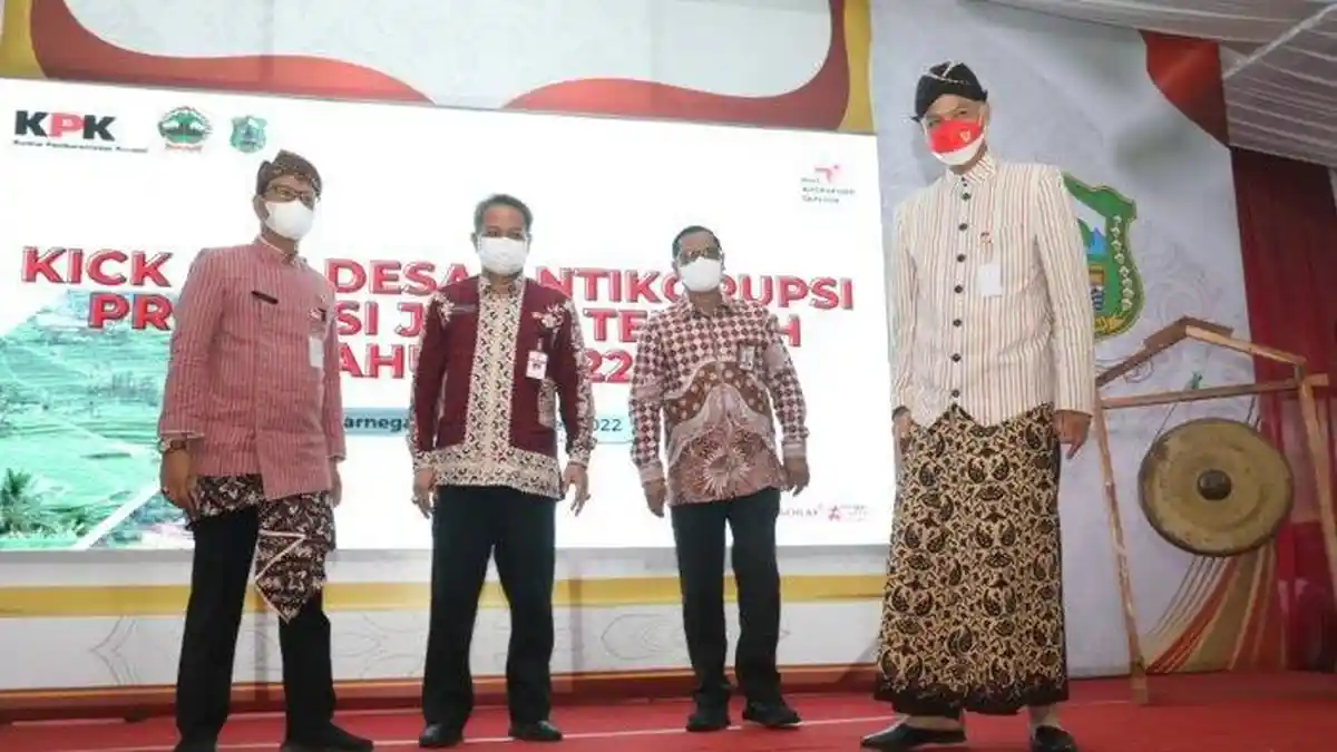 Ganjar Pranowo Luncurkan 29 Desa Antikorupsi, KPK: Ini Jadi Trigger Bagi Pimpinan Daerah Lain