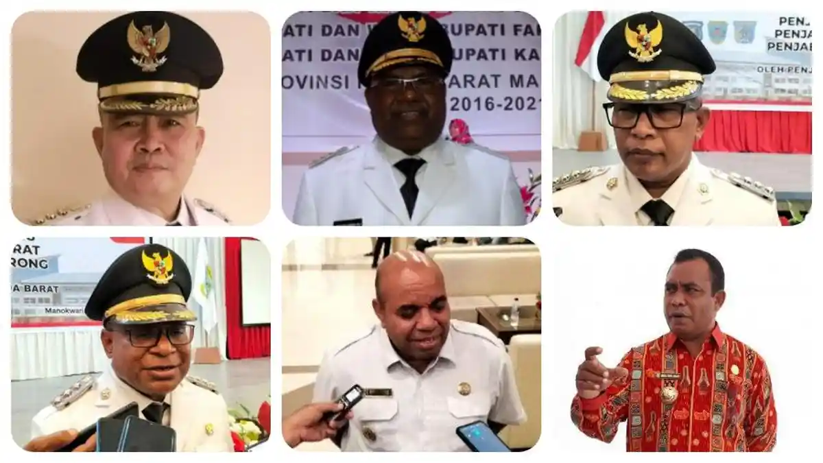 Daftar Wali Kota dan Bupati di Papua Barat Daya, 4  Kepala Daerah Berstatus Pj