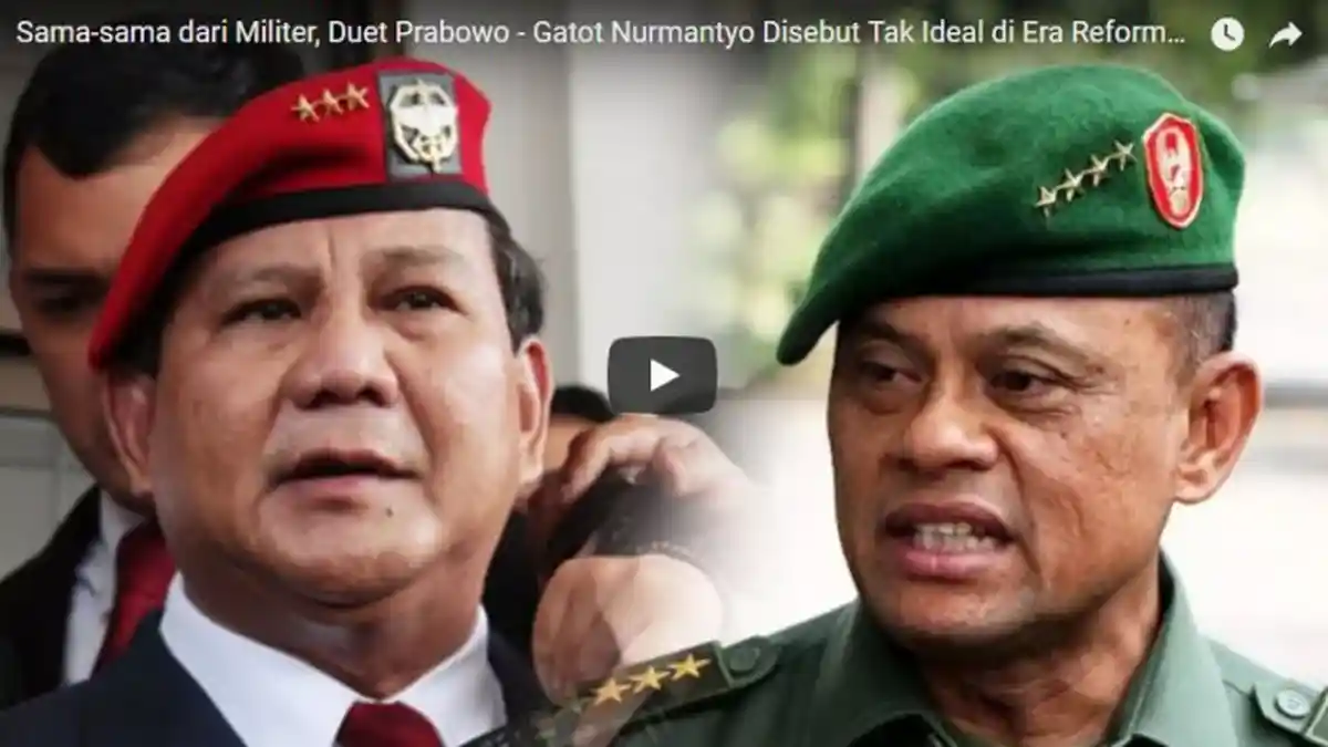 Jawaban Gatot Nurmantyo Saat Diajak Prabowo Bergabung