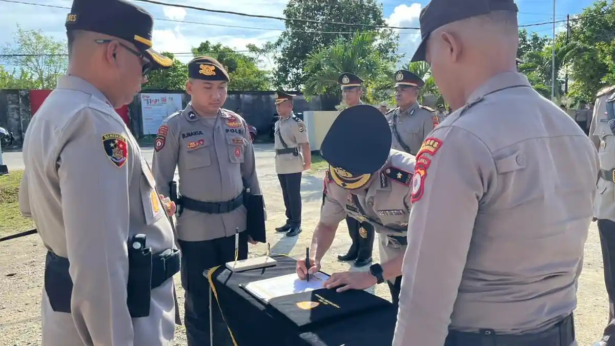 Gelar Sertijab, Sejumlah Pejabat Utama Polres Malra Dilantik