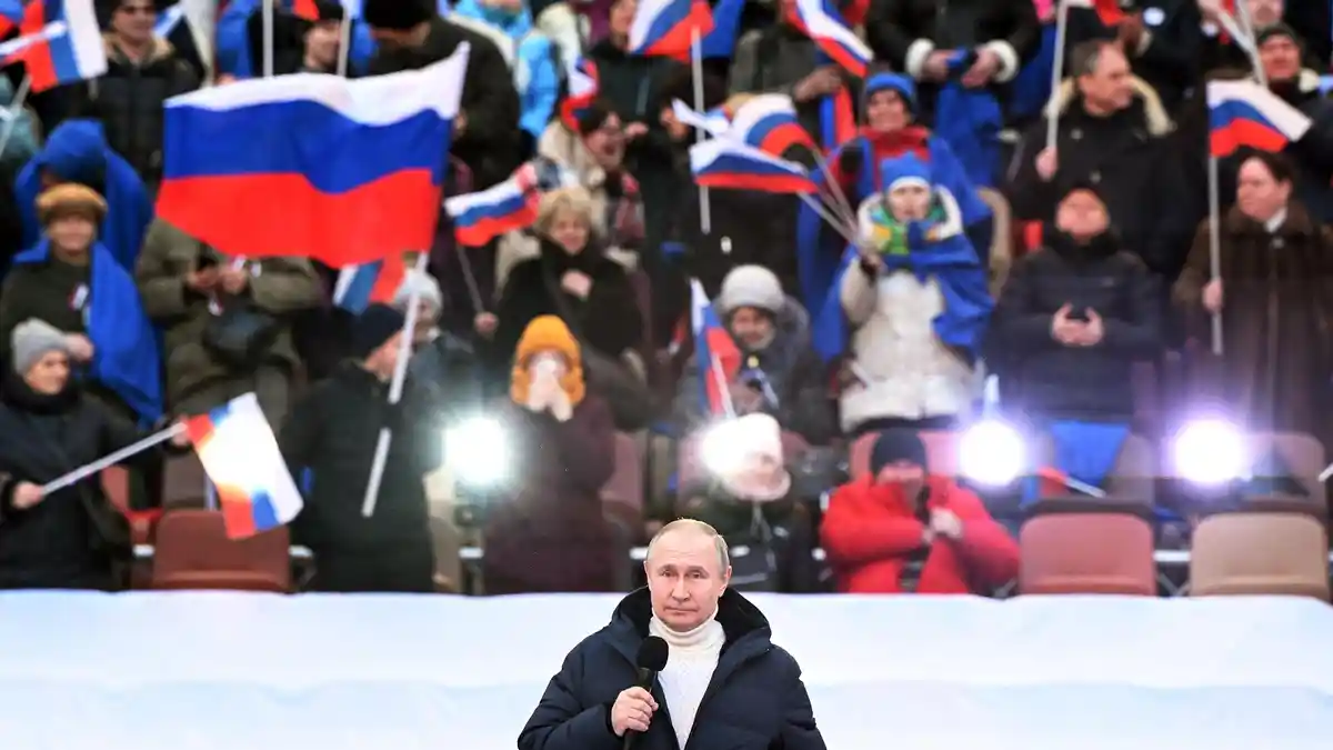 Presiden Rusia Vladimir Putin Membenarkan Invasinya ke Ukraina dan Akan Menang Perang