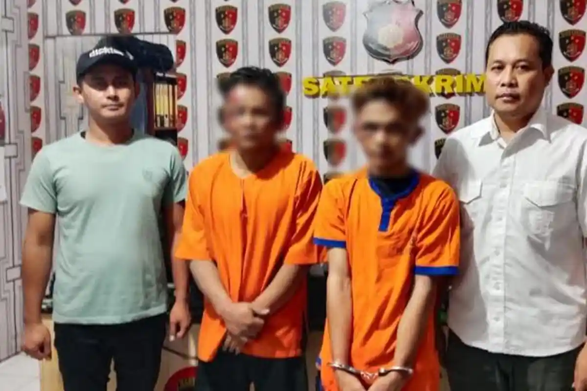 Gagal Curi Motor di Duduksampeyan Gresik, Kakak Beradik Ini Babak Belur Dihajar Warga