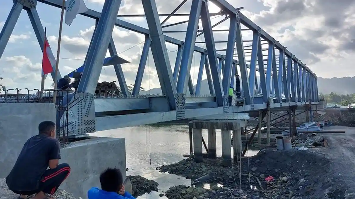Progres Terkini Pembangunan Jembatan Weton Kulon Kebumen, Target Rampung Awal Desember