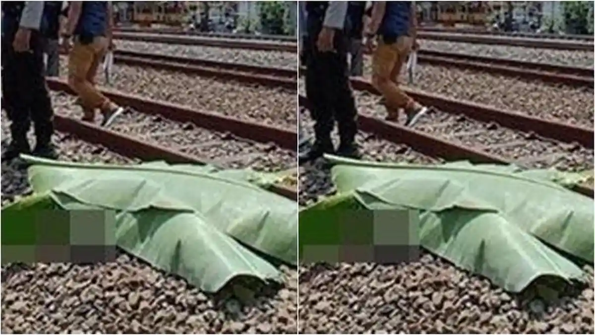 Kronologi Kecelakaan Maut, Lansia Tewas Tertabrak Kereta Api Setelah Mesin Motor Mati di Rel