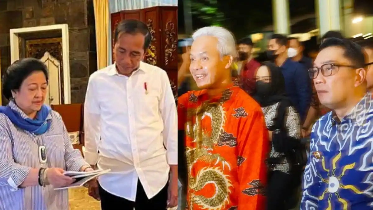 Ganjar - Ridwan Kamil Menguat di Pilpres 2024, Megawati - Jokowi Intens Bahas Capres - Cawapres PDIP