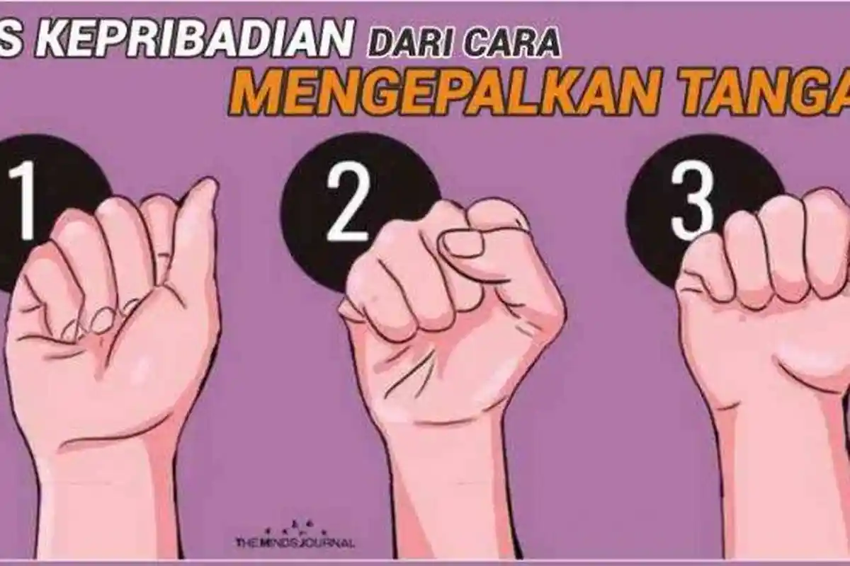 Tes Kepribadian: Coba Kepalkan Tanganmu dan Lihat Gambar di Bawah Ini, Simak Hasilnya!
