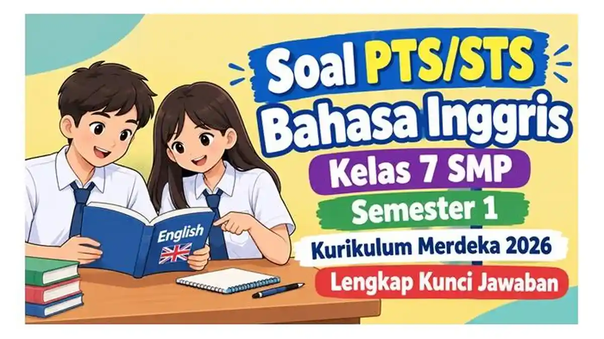 Soal PTS/STS Bahasa Inggris Kelas 7 SMP Semester 1 Kurikulum Merdeka ...
