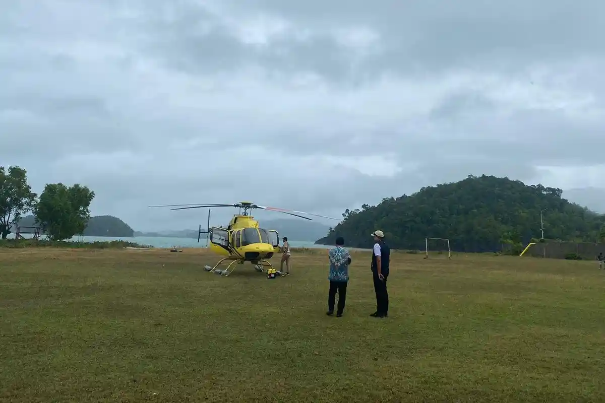 Diduga Cuaca Buruk, Helikopter yang Ditumpangi T.A Khalid Mendarat Darurat di Aceh Jaya