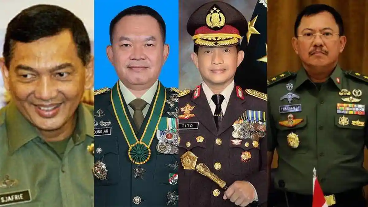 Daftar Pensiunan Jenderal TNI dan Polisi yang Kabarnya Jadi Menteri Jika Prabowo Menang Pemilu 2024