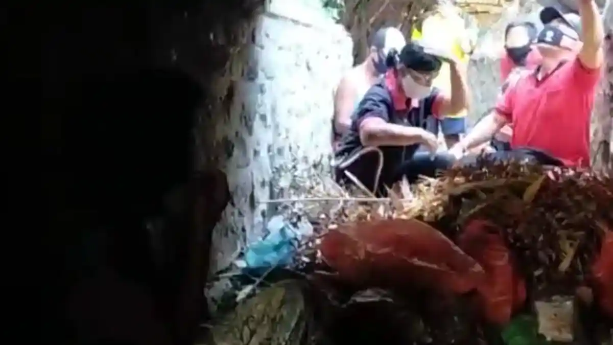 Diduga Ada Masalah Keluarga, Perempuan Ini Hampir 2 Bulan Tinggal di Gorong-gorong